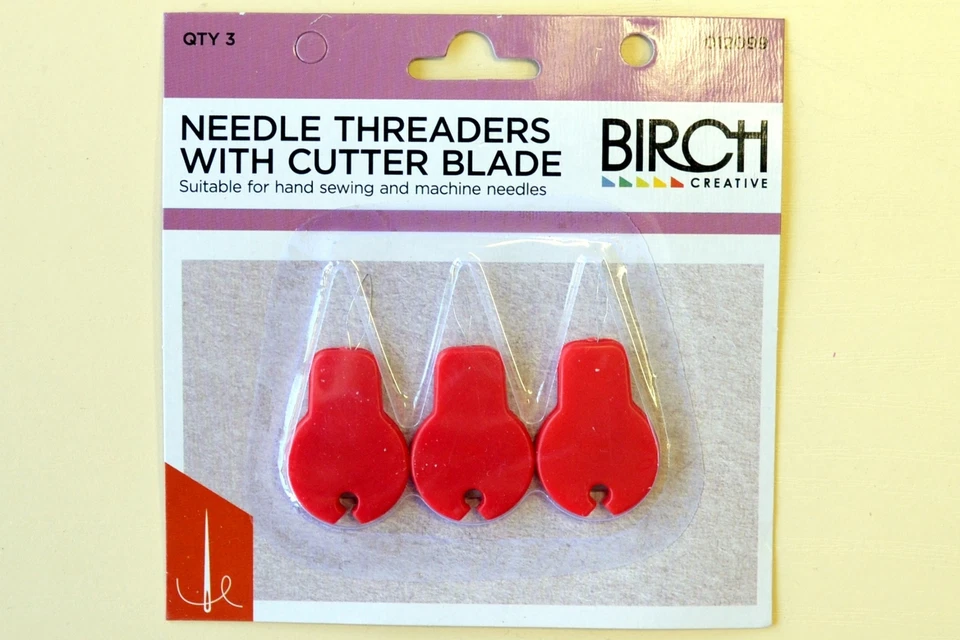 BIRCH NEEDLE THREADER with Blade- QTY 3 per pack - Image 1 of 1