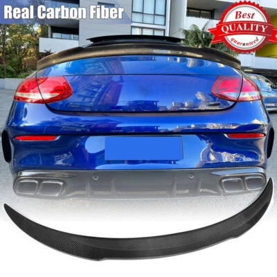 Alerón trasero de carbono para Mercedes-Benz W205 C205 C300 C63 cupé Foto 1 de 4