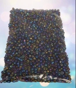 Paquete de cuentas de semillas arco iris de carnaval 11o (20gms) - Imagen 1 de 1