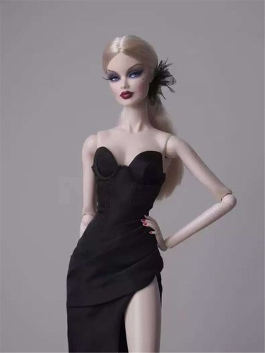 VETEMENTS Vestito bambola miniatura adatto scala 1 6 Fashion Royalty Nu. vestito bambola fatto a mano viso