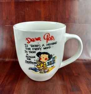Taza Querido Dios Real Norfolk Escritos para Niños a Dios ""si hay un significado para - Imagen 1 de 9