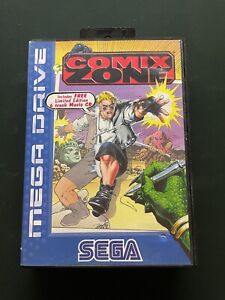 Comix Zone Sega Mega Drive game with manual and case