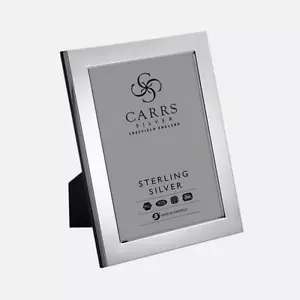 CARRS - Cornice portafoto moderna piatta in argento sterling - 18 x 13 cm (7" x 5") - Foto 1 di 5
