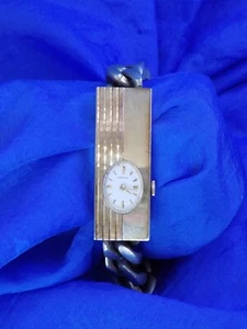 CARAVELLE Armbanduhr goldfarben schwere Bauweise schweres Kettenband Vintage - Bild 1 von 8