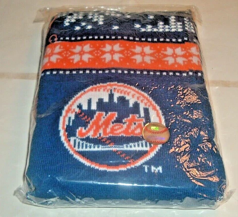 NEW New York Mets Baseball Sweater Scarf Cover