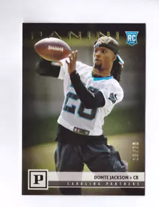 Panini Donte Jackson 2018 lona novato Mint Panthers Gold Knight 19/20 SP - Imagen 1 de 1