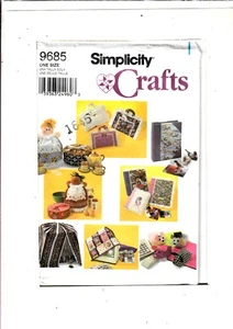 SIMPLICITY 9685 Sewing Pattern COVERS for Birdcage books casseroles Sew Mach Cut - Picture 1 of 2