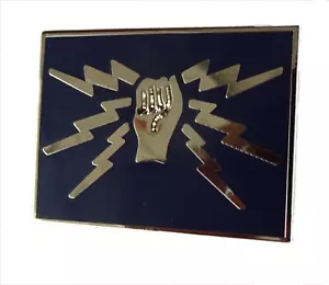 Royal Air Force (RAF) Telekommunikation Faust und Funken 25 mm Pin Abzeichen - Bild 1 von 3