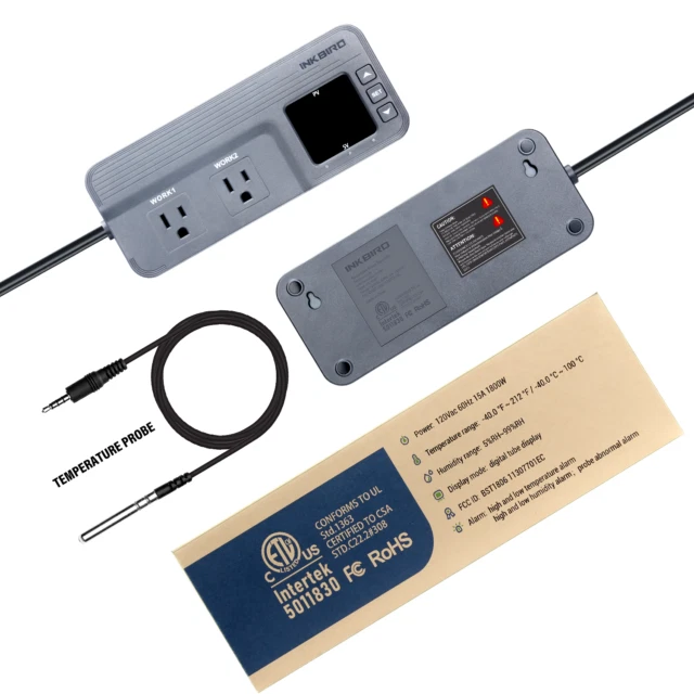 Inkbird ITC-608T Wired Thermostat Digital Temp Humidity Controller