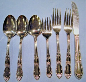 Vintage ONEIDA SILVER Wm. A. Rogers 'Fenway' Stainless Steel Flatware - Picture 1 of 9