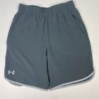 Under Armour Men’s Medium Shorts Gray Athletic Sporty Polyester Blend Stretch