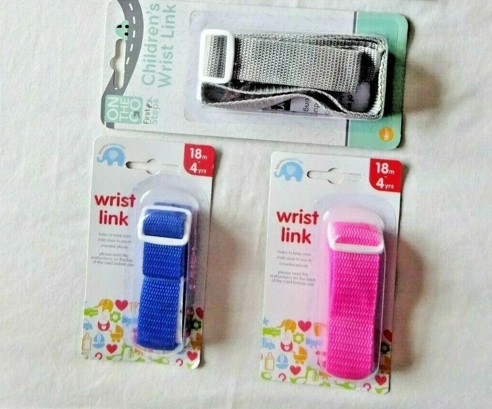 Child Safety Wrist Link Baby Band Toddler Kids Rein Adjustable Strap, Lead