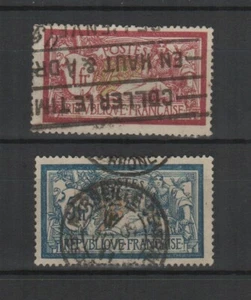 Frankreich 1900 Typ Merson 2 Marken gestempelt /TR7142 - Bild 1 von 1
