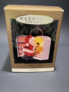 1993 “Raiding The Fridge” Hallmark Keepsake Ornaments Magic Blinking Lights - Picture 1 of 7