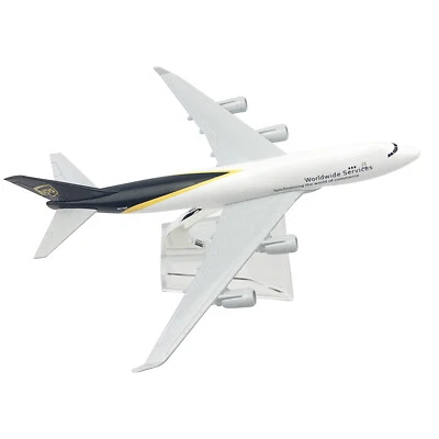 1:400 16cm B747 Air UPS Freighter Airplane Model Alloy Plane Diecast Ornaments d