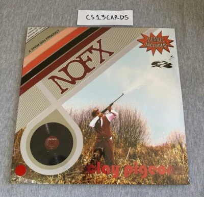 NOFX - Clay Pigeon LP Red Smoke Vinyl Brand New Sealed Punk Rock Museum LE - Image 1 of 4