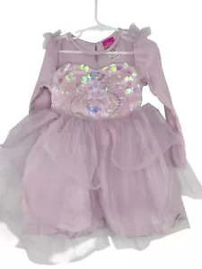 DISNEY PRINCESS Little Mermaid Ariel Tulle Purple Sparkly Party Dress Size 4 - Bild 1 von 10