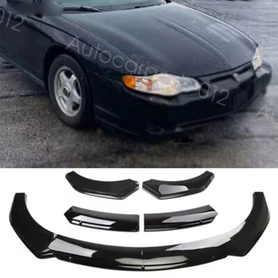 For Chevrolet Monte Carlo 00-07 Front Bumper Lip Splitter Diffuser Spoiler Gloss - Image 1 of 4