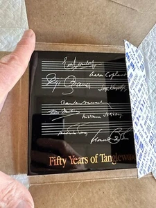 Rare Vintage 6” Tile Fifty Years Of Tanglewood Leonard Bernstein Mint In Box - Picture 1 of 10