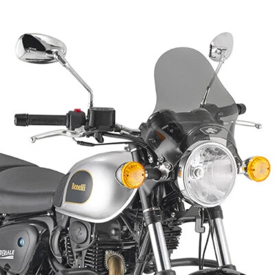 Pare-Brise Univ. Fumée Sans Attaques For Benelli Impérial 400 2020-2021 - Photo 1/3