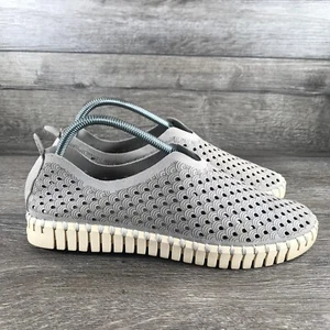 Scarpe basse Ilse Jacobsen Hornbaek da donna taglia 41 US 10,5-11 grigie casual slip on - Foto 1 di 13