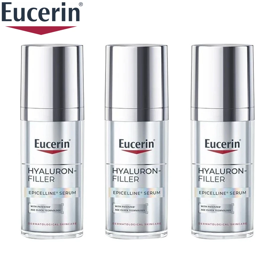 Eucerin Hyaluron-Filler Epicelline Serum 30ml Anti-Aging Wrinkle Repair Hydrate