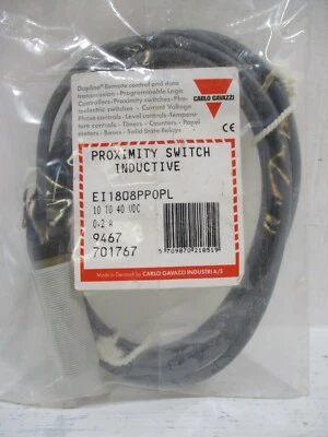 NEW Carlo Gavazzi EI1808PPOPL Inductive Proximity Switch 10-40 VDC 0.2A PROX - Image 1 of 4