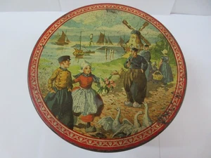 VINTAGE ARNOTTS CHRISTMAS CAKE 2LB TIN - Picture 1 of 12