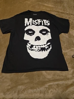 CAMISA MISFITS NEGRA HORROR PUNK ROCK HARDCORE Banda Camiseta Para Hombres XL Usada  Foto 1 de 4