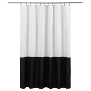 Waterproof Fabric Shower Curtain Liner - Soft & Light-Weight Cloth Shower Cur... - Picture 1 of 7