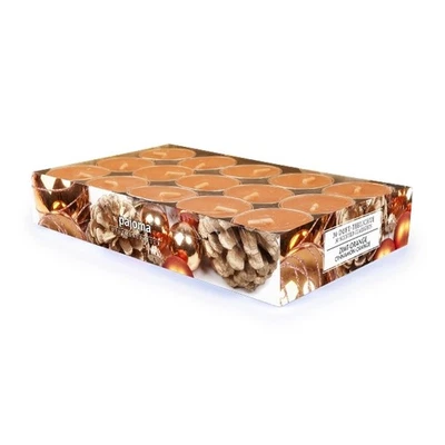 30er Pack Duft Teelichter ZIMT ORANGE orange D. 3,5cm Pajoma - Bild 1 von 4