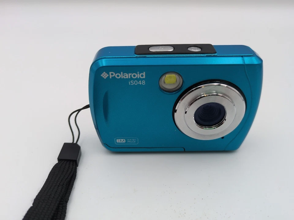 POLAROID IS048 Waterproof 16MP Digital Camera, Teal, Untested, - image 1 of 4
