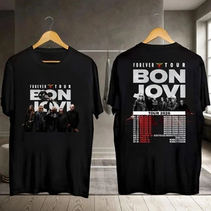 HOT!! Bon Jovi 2026 Forever Tour Tee - Picture 1 of 4