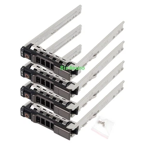 4X 2.5" SAS SATA HDD Caddy 8FKXC für Dell PowerEdge R430 R630 R730 R730XD T630 - Afbeelding 1 van 16