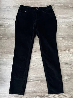 Pantalones de pana Boden negros rectos de longitud completa para mujer 8 Foto 1 de 4