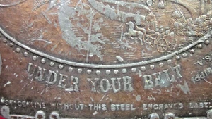 Southern Comfort Vintage Brass Belt Buckle Vintage American Retro Classic South - Picture 1 of 9