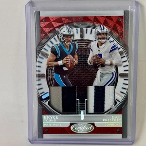 Bryce Young Dak Prescott 2023 Certified Panini SITD-20 NFL Dual Patch Card /25 - Bild 1 von 6