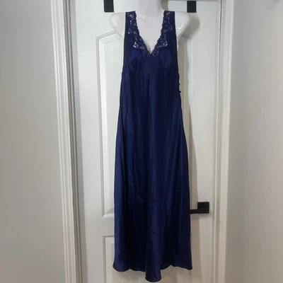 Gilligan & O'Malley Y2K Slip Dress Gown Women M Purple Babydoll Coquette Elegant - Image 1 of 4