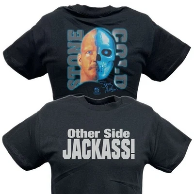 Stone Cold Steve Austin Other Side Skull Face T-shirt - Image 1 of 4