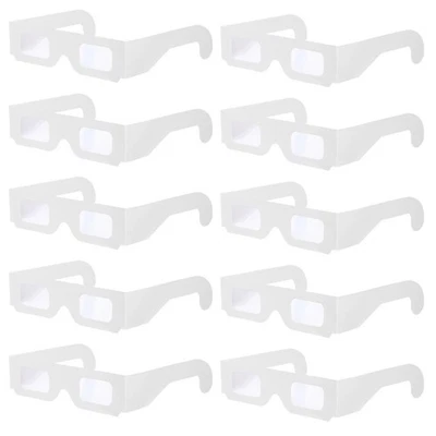  25 Pcs 3d Glasses Paper Eyeglasses Festival Prop Diffraction Glasss - Image 1 of 4