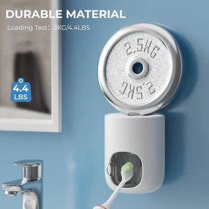 Dispensador de pasta de dientes automático montado en la pared para baño hogar dormitorio - Imagen 1 de 10