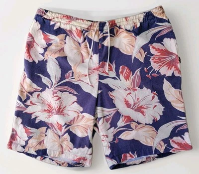 De Colección Polo Ralph Lauren Pantalones Cortos Para Hombre XL Algodón Hawaiano Floral Hecho en EE. UU. Playa LEER Foto 1 de 4