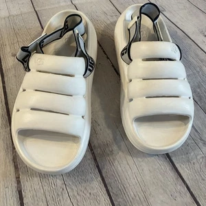 UGG Sport Yeah Collection EVA Sandal White Sling-back Men Size 11 - Picture 1 of 24