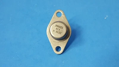 ONE- Transistor, 2N6421, RCA, PNP, TO-66, 250V, 2A - Image 1 of 2