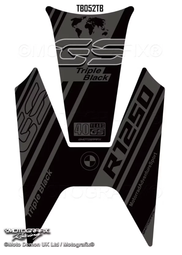 Protector de almohadilla de depósito para moto BMW R1250GS 2020-2023 gel 3D Motografix Foto 1 de 1