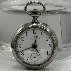 Felsenberg "Alarm" Durrstein & Co. Pocket Watch - Picture 1 of 16