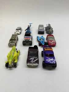 Lot of 11 Matchbox hotwheels die cast toy cars vintage dinosaur disney cars - Picture 1 of 11