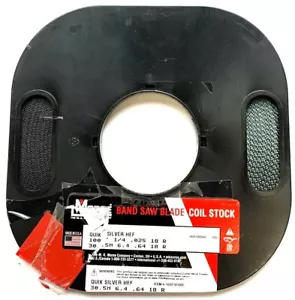 100' x 1/4 x 18R CARBON FLEX BACK BANDSAW COIL STOCK - USA MK Morse - Band Saw - Picture 1 of 3