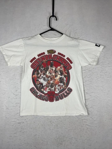 Vintage Starter 90's 1997 Chicago Bulls NBA Finals Championship Youth Large Cover