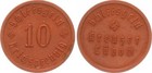  Schiffsgeld Kreuzer Lützow 10 Pfennig aus Bakelit RRR.  vorzüglich
